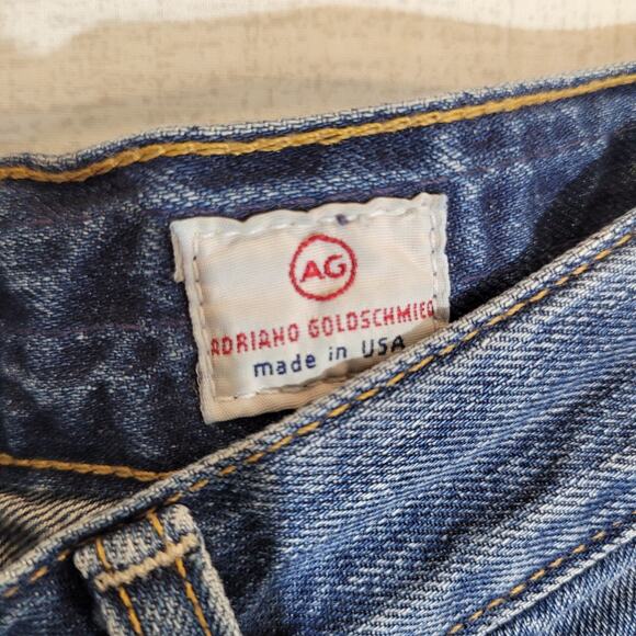 Adriano Goldschmied Jeans Womens 26 Piper Slouchy Slim Crop Stitch Selvedge Pant - Picture 9 of 14